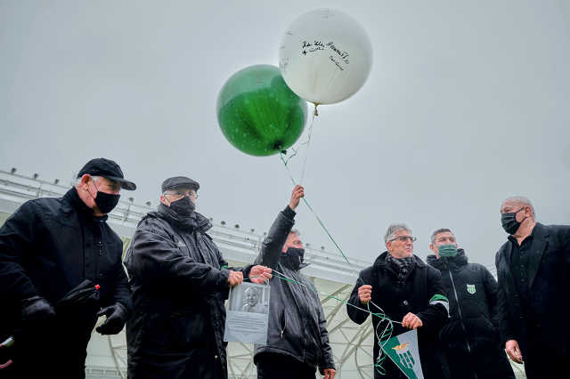 Király Ferenc búcsúztató a stadionban