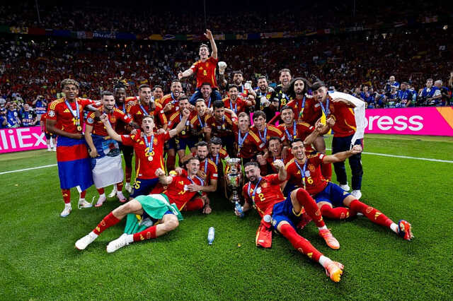 győztes spanyol válogatott a 2024-es foci eb-n