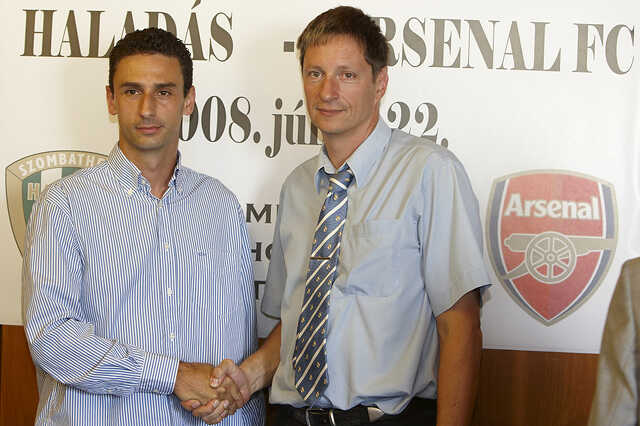 Haladás - Arsenal edzőmeccs sajtótájékoztató