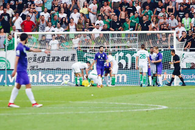 Szombathelyi Haladás - Újpest FC NB I-es labdarúgó-mérkőzés