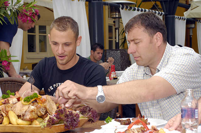 Haladás vacsora a Pannónia étteremben