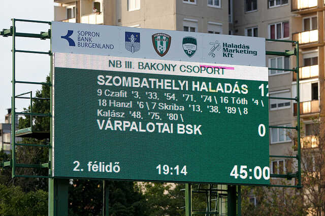 Szombathelyi Haladás II. - Várpalota labdarúgó-mérkőzés