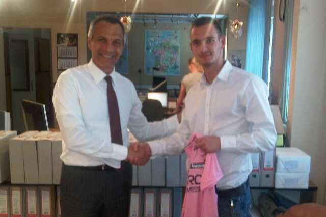 Simon Ádám Rinaldo Sagramola-val, a Palermo ügyvezető igazgatójával