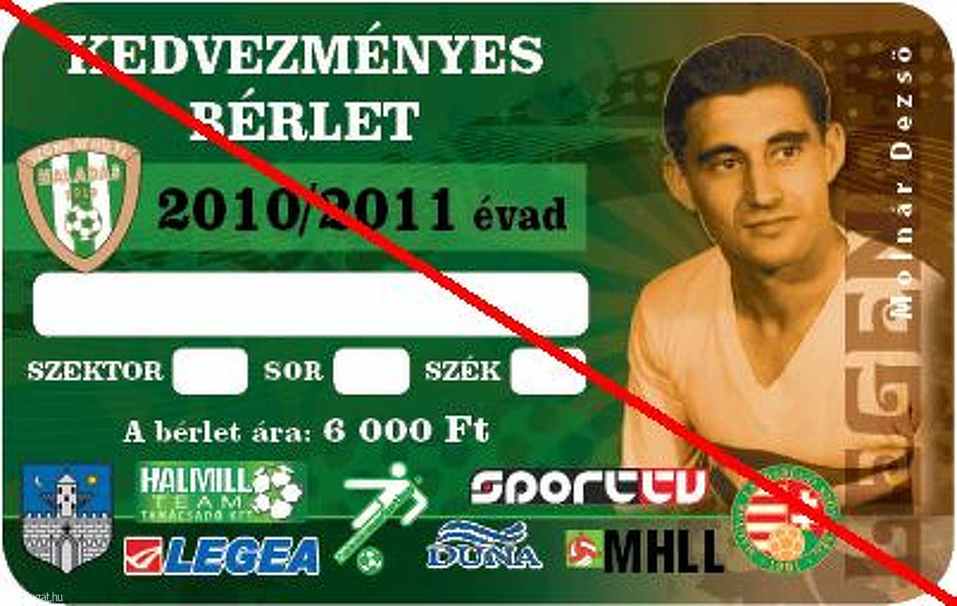 Haladás Bérlet 2010/2011
