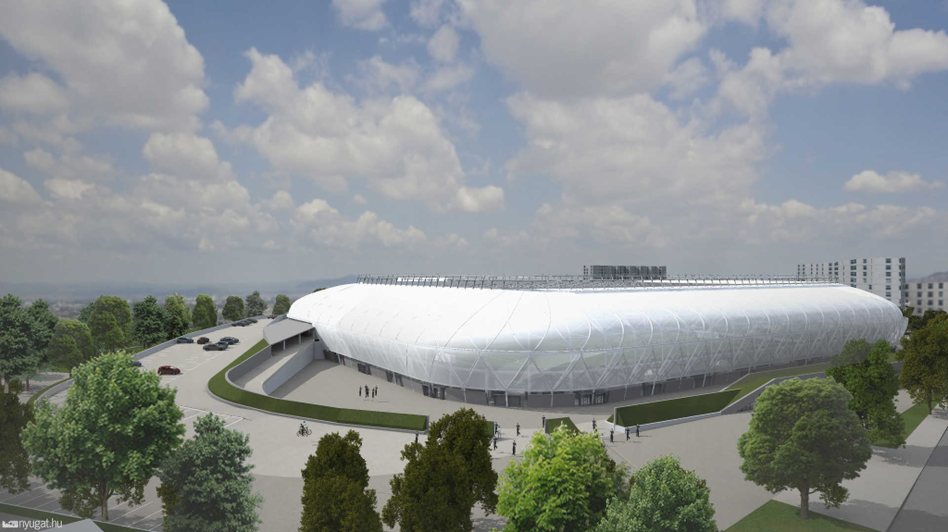 Bemutatták a Haladás Sportkomplexum kiviteli terveihez elkészült új látványterveit