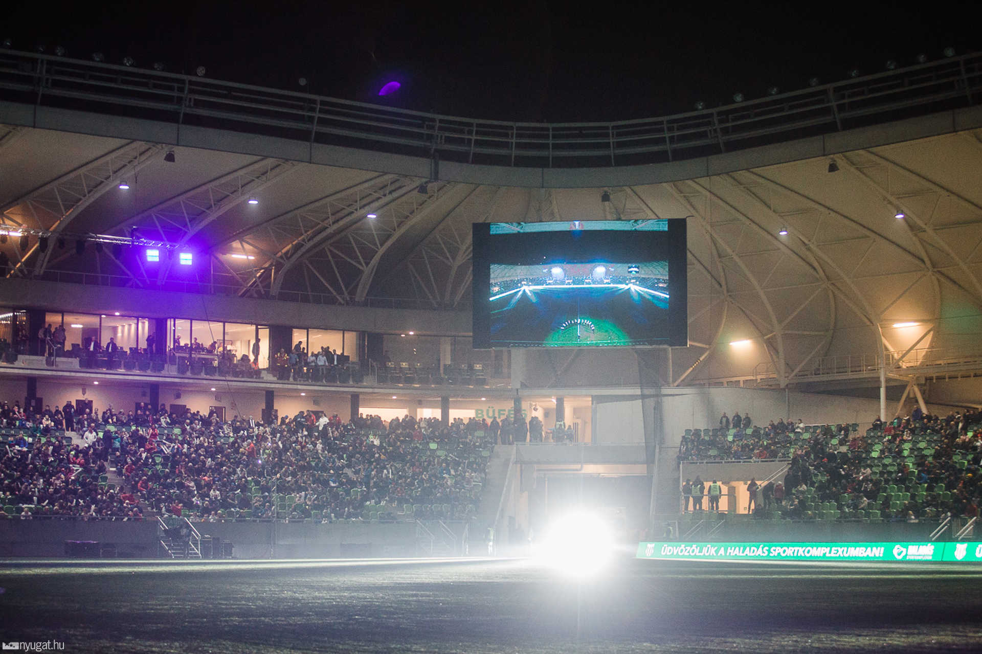 Stadionavató ünnepség a Haladás Sportkomplexumban