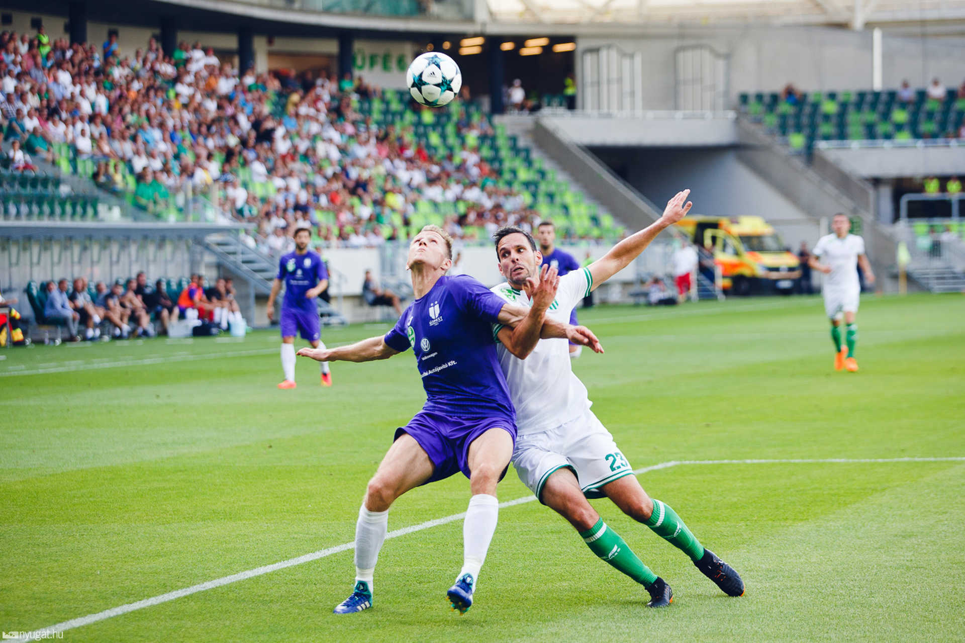 Szombathelyi Haladás - Újpest FC NB I-es labdarúgó-mérkőzés