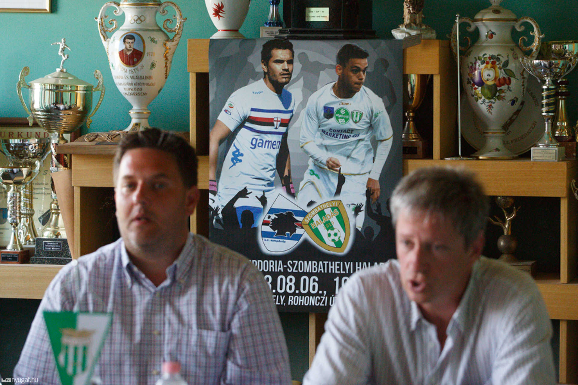 Sajtótájékoztató az UC Sampdoria-Szombathelyi Haladás mérkőzésről