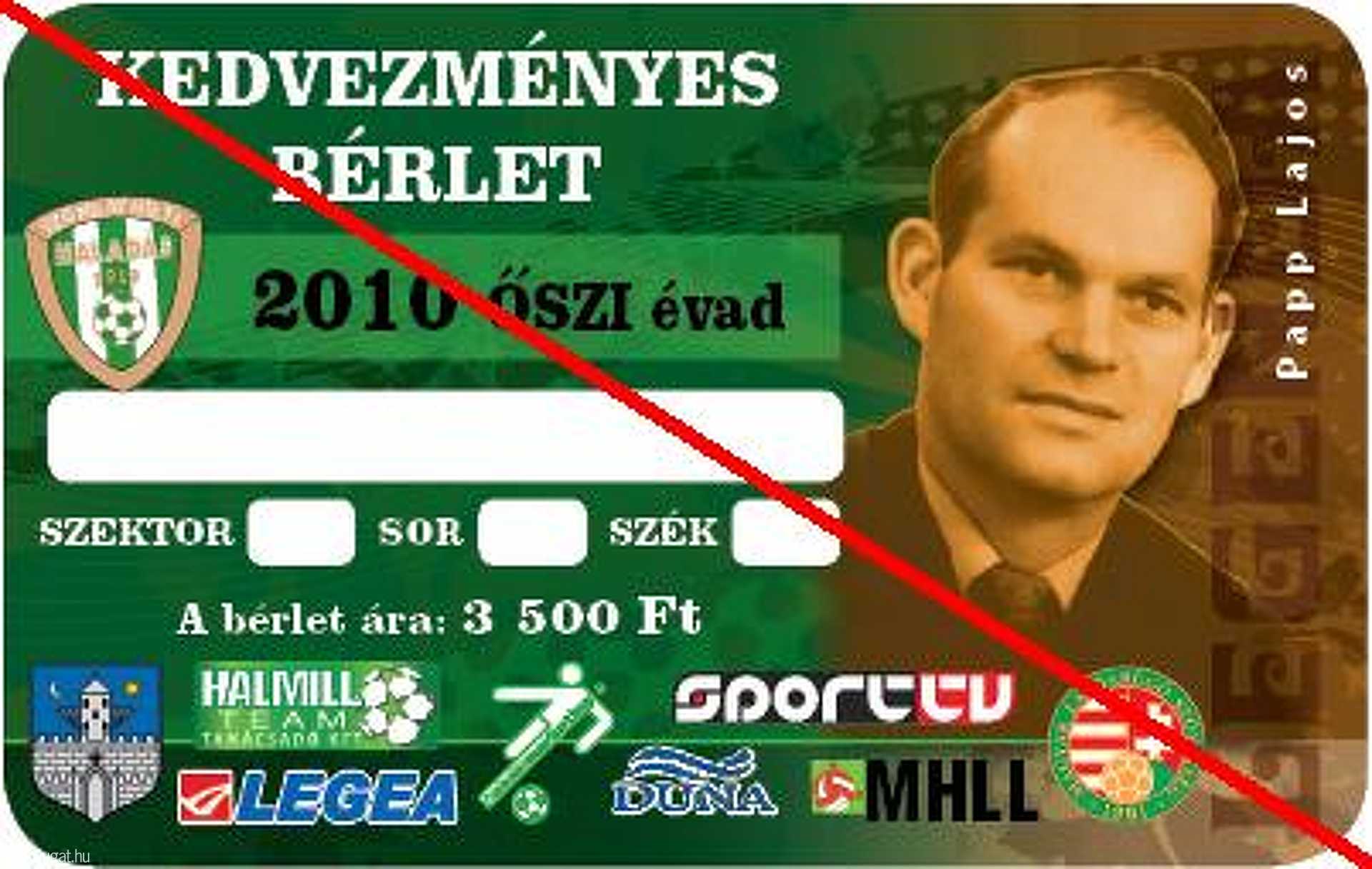 Haladás Bérlet 2010/2011